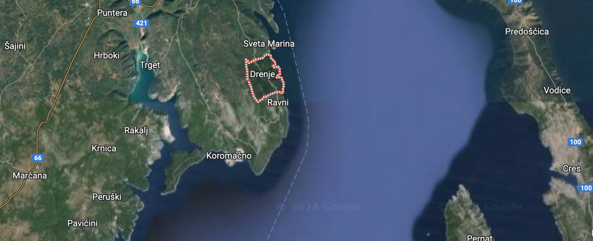 Contact page map